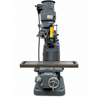 Induma vertical turret milling machine with T-slotted table