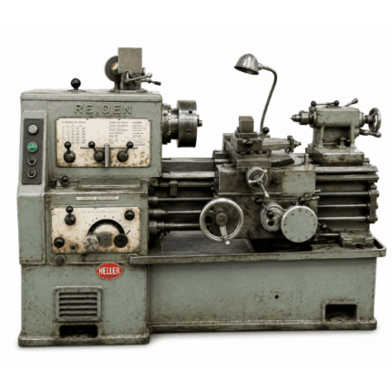 Reiden horizontal conventional metal lathe with 3-jaw chuck and tailstock