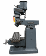 Induma vertical mill from the opposite side, with the table hand wheel in view